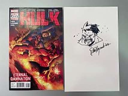 Hulk 49 - Signed by Elena Casagrande Hulk 49 Marvel + Sketch Hulk - 1 Comic, esquisser - 2012