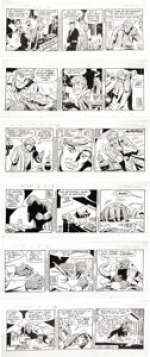 Larry Lieber - The Amazing Spider-Man Daily Comic Strip Original Art, Group of 6 (King Features Syndicate, - | Heritage