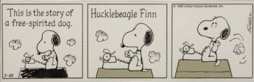 Charles Schulz - Peanuts Daily Comic Strip Original Art, dated 3-28-88 (United Feature Syndicate, 1988). - | Heritage