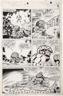 Jack Kirby and Joe Sinnott - Fantastic Four #55, page 12 Original Art (Marvel, 1966). The Thing isn’t - | Heritage