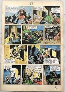 Sirius - 1 Original colour page - Godefroid de Bouillon - 1946 | Catawiki