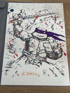 Kevin Eastman - 1 Original colour drawing - Action Comics - Donatello Teenage mutant ninja Turtles | Catawiki