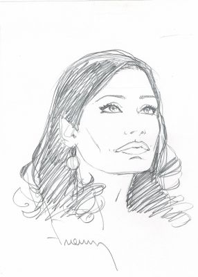 Philippe Francq | Largo Winch, dessin original à la mine de plomb. | Septimus