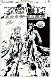 Matt Haley, Sal Buscema | Birds of Prey: Manhunt #4 P 1 Splash (1996) | Romitaman