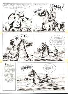Letteri, Guglielmo - 3 Original page - Tex #133 - "Conestoga!" - 1971 | Catawiki