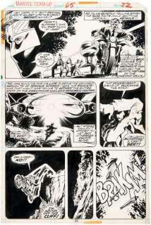 "MARVEL TEAM-UP" #65 ORIGINAL JOHN BYRNE COMIC PAGE ART. | Hake’s