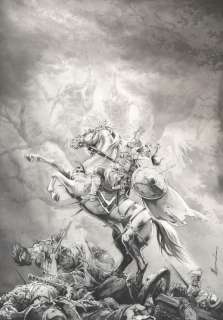 Juan Luis Landa - Couverture originale - Munjoie ! - Chroniques de Roncevaux