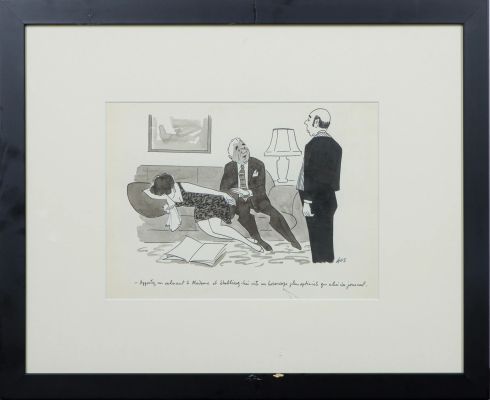Lot 8 - GUS (Gustave ERLICH dit) (1911-1997) Apportez vite un calmant à… | misc / divers