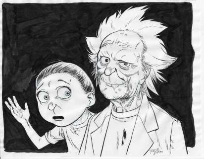 Tony Akins - Rick And Morty Bust Commission Page Commission