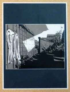 Varenne, Alex - 1 Original page - Berlin Strasse - "Le Mur" - 1983 | Catawiki