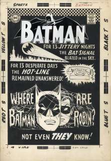 Carmine Infantino - BATMAN (1940-2011) #184 Cover | ComicConnect