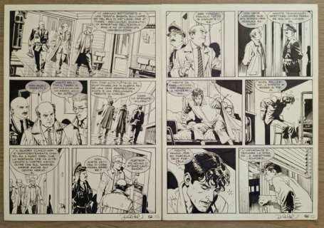 Bigliardo, Daniele - 2 Original page - Dylan Dog - 24 ore per non morire - 2005 | Catawiki