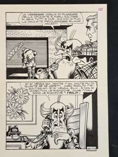 Magnus & Bunker - 1 Original page - Alan Ford - "Una Losca Vicenda" - 1974 | Catawiki