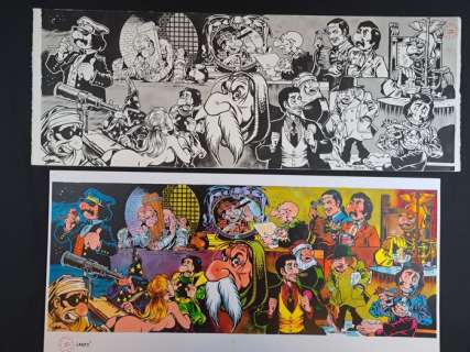 Camarda, Larry - 2 Original drawing - Magnus - "I Camei di Magnus" - 2020 | Catawiki