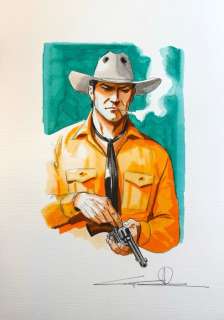 Candita, Giuseppe - 1 Original colour drawing - Tex - Ranger | Catawiki