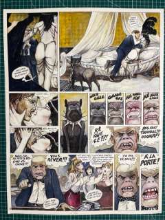 Marcelé, Philippe - 1 Original colour page - À la porte | Catawiki