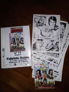 Russo, Fabrizio - 126 Original page - Zagor - Il rapimento di Icaro La Plume - 2020 | Catawiki