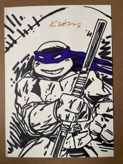 Eastman, Kevin - 1 Original colour drawing - Teenage mutant Ninja Turtles - 2018 | Catawiki