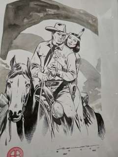 Bocci, Alessandro - 1 Original drawing - Tex & Lilith - 2024