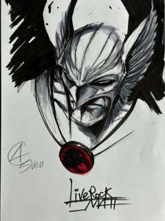 Francesco Mattina - 1 Original drawing - Hawkman | Catawiki