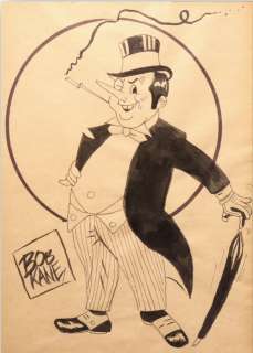 Bob Kane Original Illustration The Penguin DC 1970s | Animazing Gallery