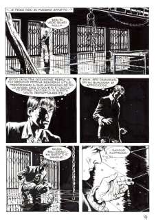 Bigliardo, Daniele - 1 Original page - Dylan Dog #316 - "Blacky" - 2012 | Catawiki