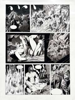 Saurí, José M. - Arthur Vol 1: The Only and Future King - Original Production Page 12 - Artist Stamped