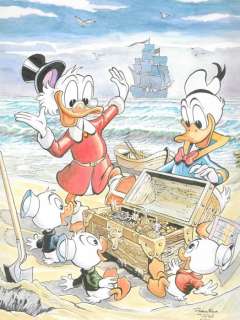 Patrick Block - Treasure Island of Golden Dreams - after Carl Barks | Catawiki