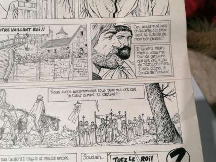 Delaby, Phillippe - 1 Original page - Richard Coeur de Lion - 1991 | Catawiki