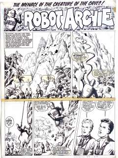 Ted Kearon, Robot Archie original page | Comic Art Masters