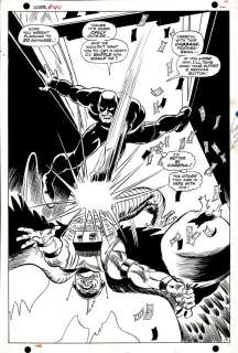 Gene Colan John Tartaglione - Daredevil #40 Splash (Awesome Daredevil Knocking Out Birdman!) 1967