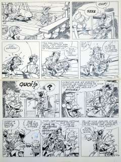 SANDRON Jacques  - Godaille et Godasse  - Planche 25 de l‘album Hussard Ã  la mer[...]