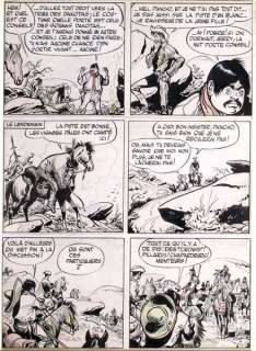 Jijé | Jerry Spring, planche n°14 Ã  l’encre de Chine et… | Banque Dessinée