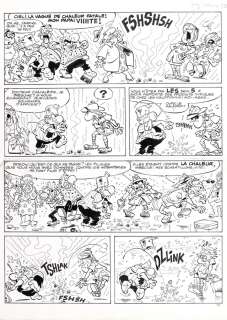 Greg | Achille Talon, planche n°39 Ã  l’encre de Chine… | Millon