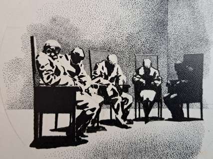 Thole, Karel - 1 Original drawing - La Congregazione | Catawiki