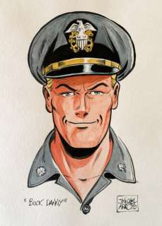 Arroyo, Jean-Michel - 1 Original colour drawing - Buck Danny | Catawiki