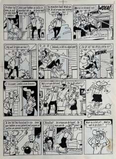 Geerts, Paul / Vandersteen, Willy - 1 Original page - Suske en Wiske 156 - Beminde Barabas - 1975 | Catawiki