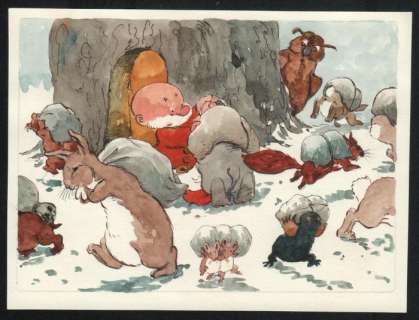 Dulieu, Jean - 1 Original colour drawing - Paulus de Boskabouter - De verhuizing - 1965 | Catawiki