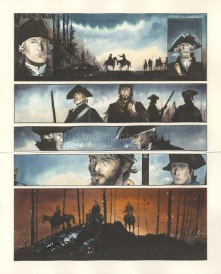 Bernard Vrancken | Nouvelle France, Chapitre I, planche orig | Daniel Maghen