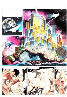 Caretta, Fernando - 2 Original colour page - Selen #23 - "Odissea sulla terra" - 1997 | Catawiki