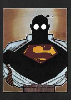 Superman og Fredsbomben - dansk forside - original art - Teddy Kristiansen | ComicGarden