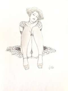 Frollo, Leone - 1 Original colour drawing - Pin Up | Catawiki