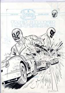 Rodier, Yves | EL SPECTRO TRANS-AMAZONIE Couverture originale Ã  l’encre de | Cornette de St Cyr