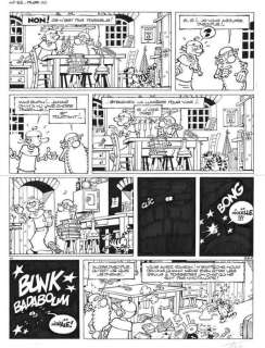 Turk (Liégeois, Philippe) - 1 Original page - Leonard - T22 - P10 - 1992