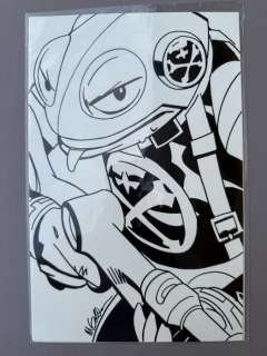 Michael Golden - 1 Original drawing - Bucky O´Hare Kampfechse - 2007 | Catawiki