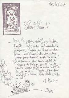 Tardi | Lettre manuscrite de 13 lignes Ã  l’encre… | Millon