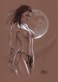 De Luca, Giuseppe - 1 Original drawing - Pin Up - 2025 | Catawiki