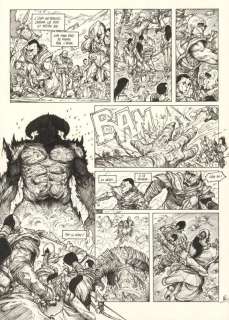 Pierre Denis Goux - Planche originale 2 - Un monde sans dieux - Mjöllnir