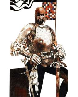 Sergio Toppi - 1 Œuvre originale - Malik, Il Condottiero – Hand Signed | Catawiki