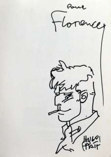 PRATT Hugo  - Dédicace représentant Koinsky dans l’album Les scorpions du désert[...] | Vermot et Associés